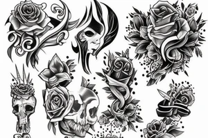 full leg tattoo tattoo idea