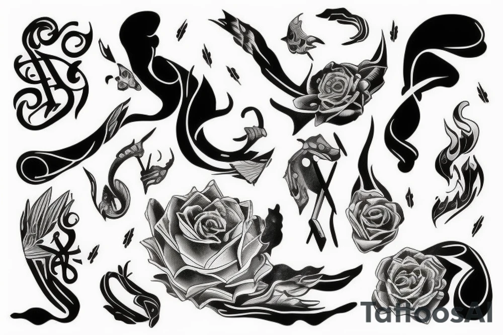 prosper pain mysterious tattoo idea