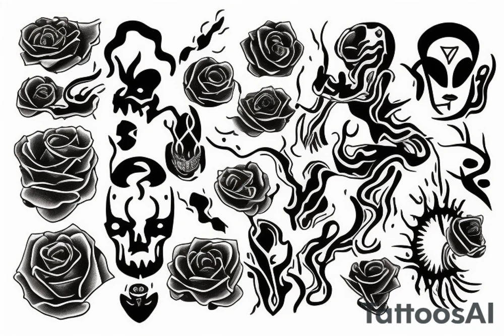 prosper pain mysterious tattoo idea