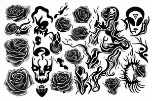 prosper pain mysterious tattoo idea