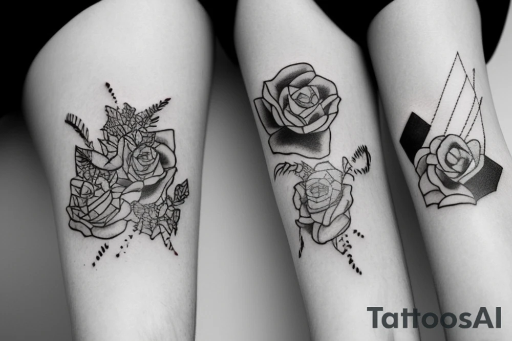 prosper pain mysterious couple tattoo idea