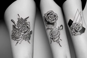 prosper pain mysterious couple tattoo idea