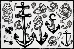 Anchor tattoo idea
