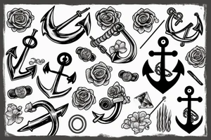 Anchor tattoo idea