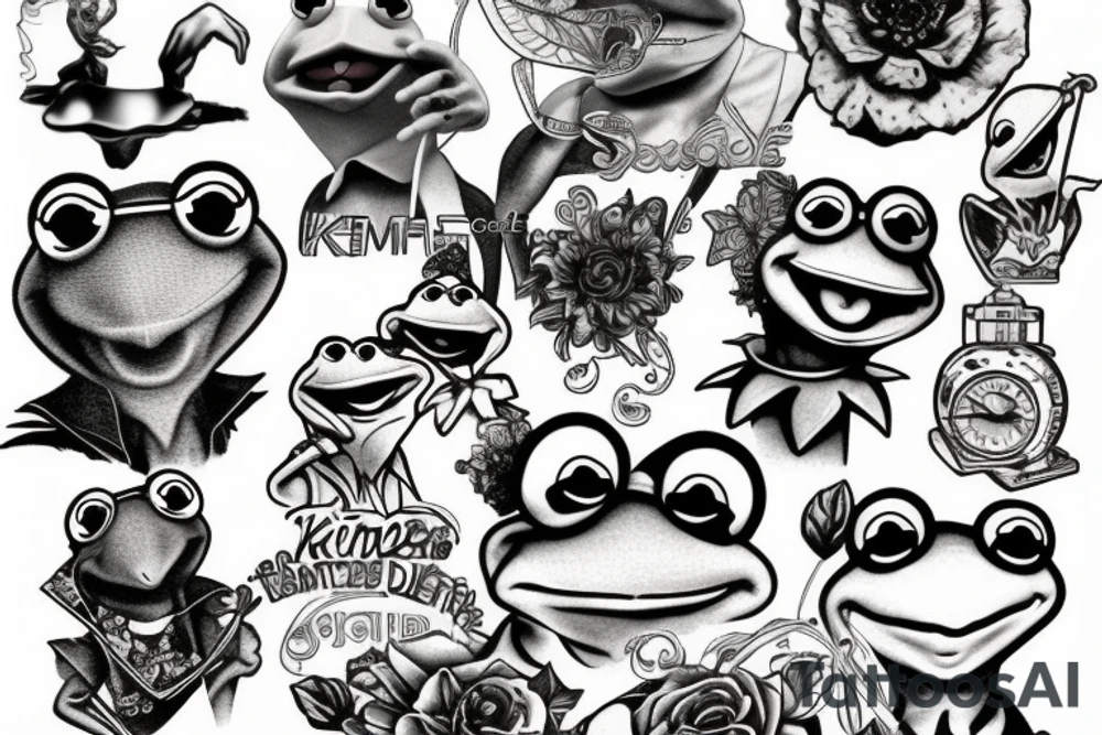 Kermit the frog tattoo idea