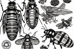 Cicada tattoo idea