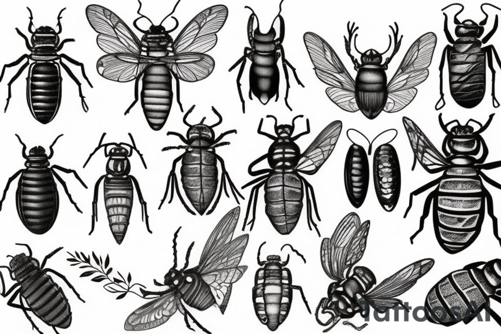 Cicada tattoo idea