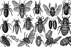 Cicada tattoo idea