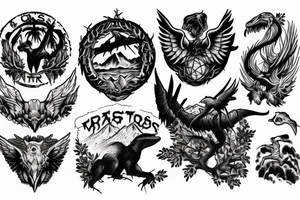 forest, woods, death, raptors, river, mountains, hiking, marine corps, usmc, storm, beauty tattoo idea
