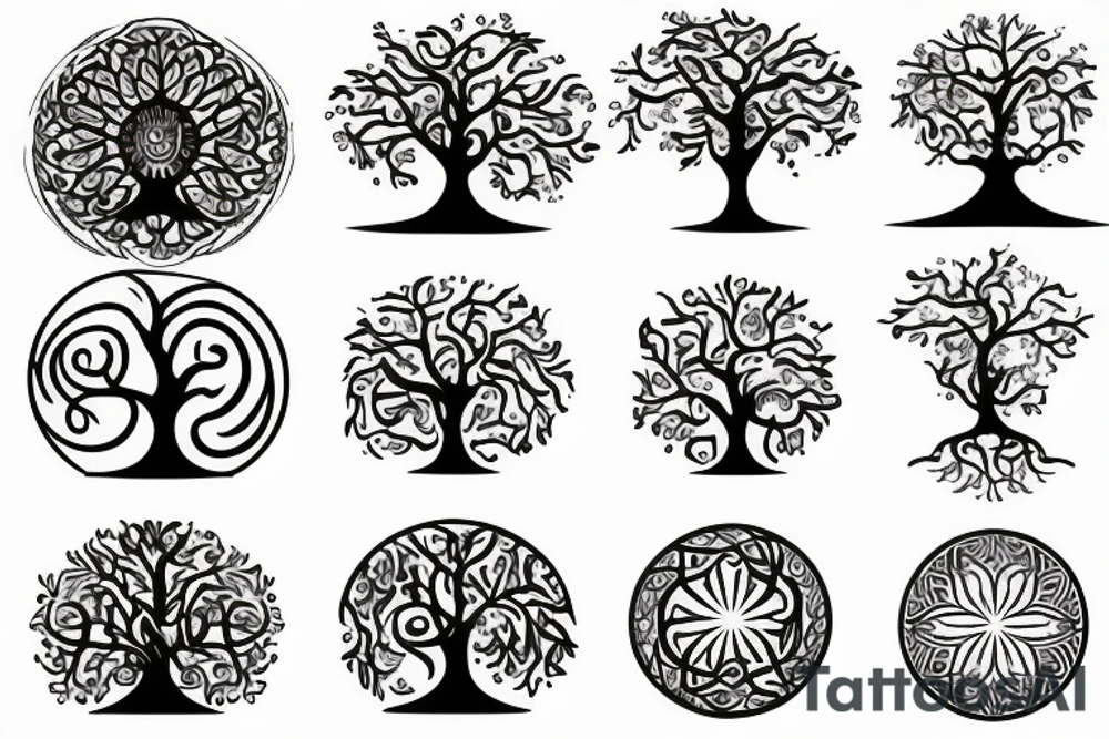 Tree of life tattoo idea
