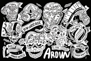 Hard work creates greatness tattoo idea