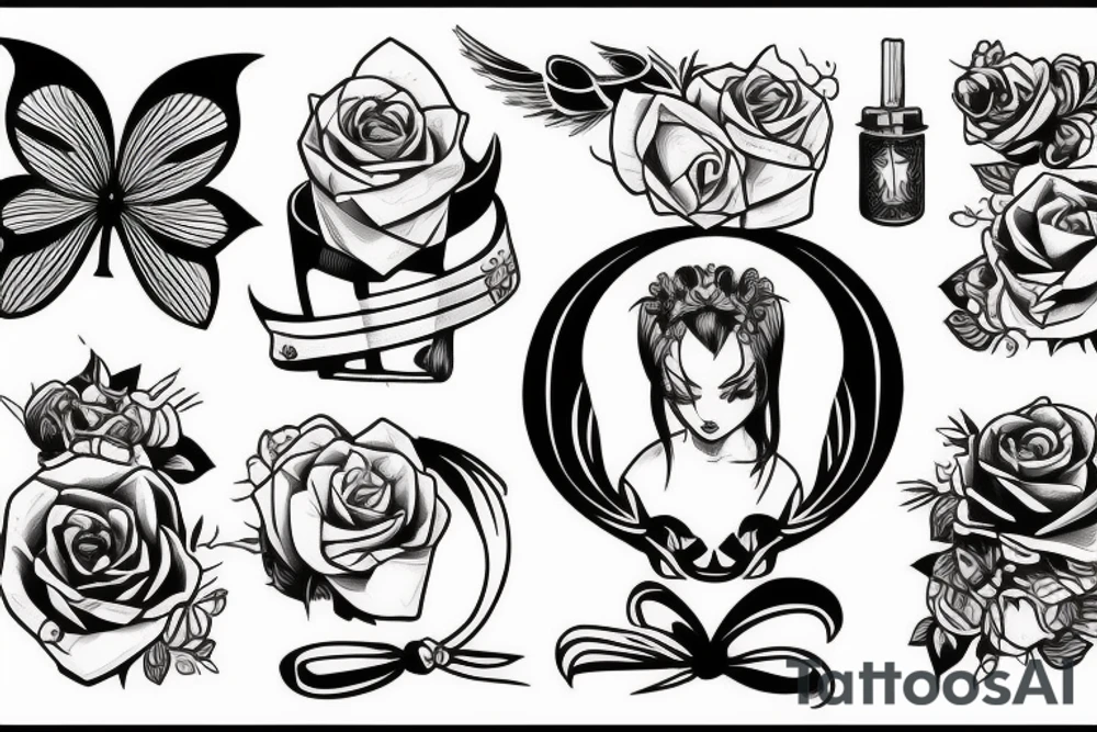It doesn't matter if it hurts
Tie me up so I can't escape tattoo idea