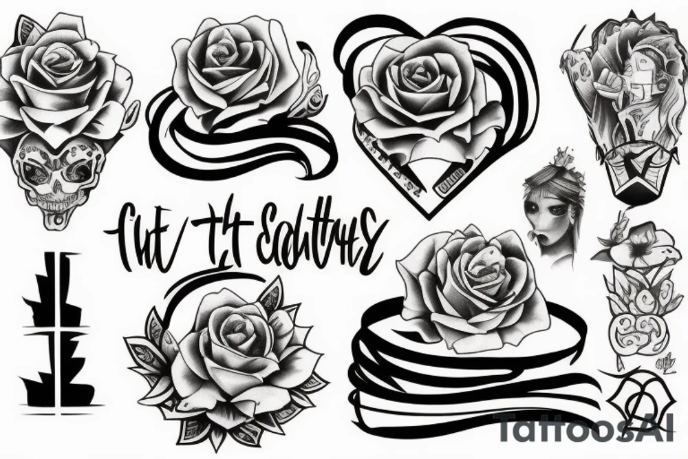 It doesn't matter if it hurts
Tie me up so I can't escape tattoo idea