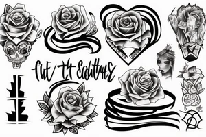 It doesn't matter if it hurts
Tie me up so I can't escape tattoo idea