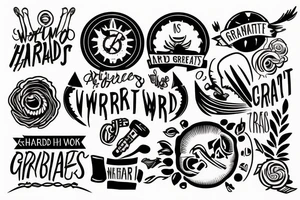 Hard work creates greatness tattoo idea