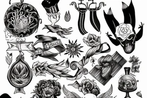 It doesn't matter if it hurts
Tie me up so I can't escape tattoo idea