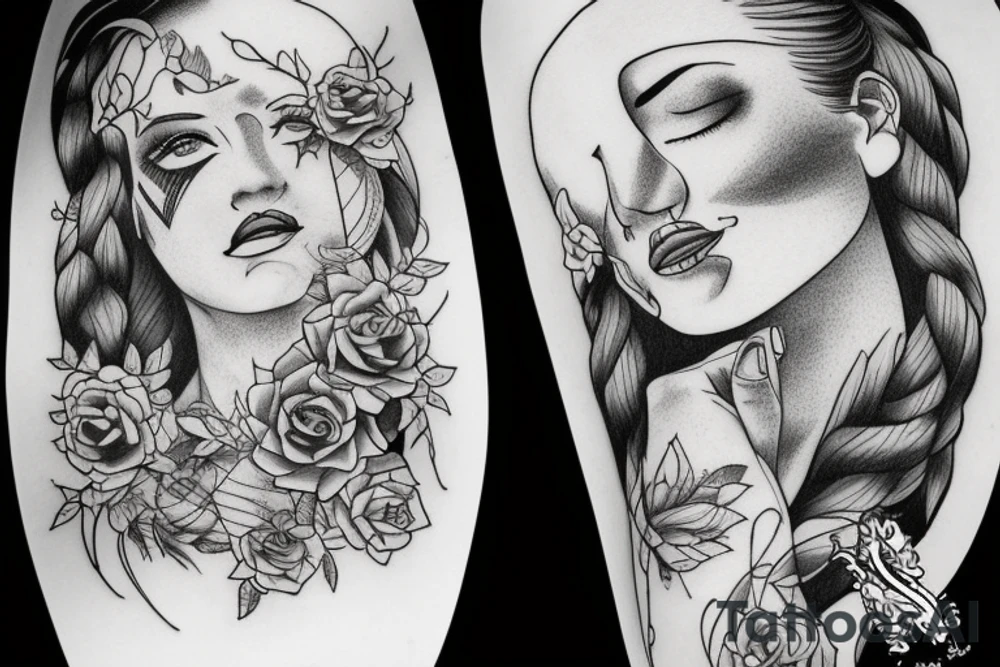 It doesn't matter if it hurts
Tie me up so I can't escape tattoo idea