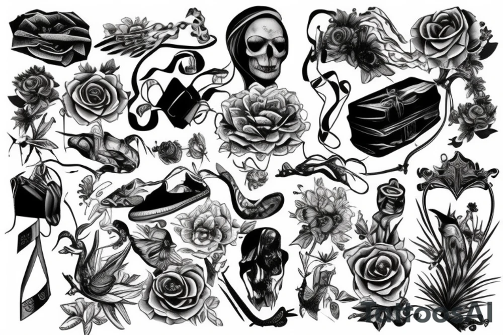 It doesn't matter if it hurts
Tie me up so I can't escape tattoo idea