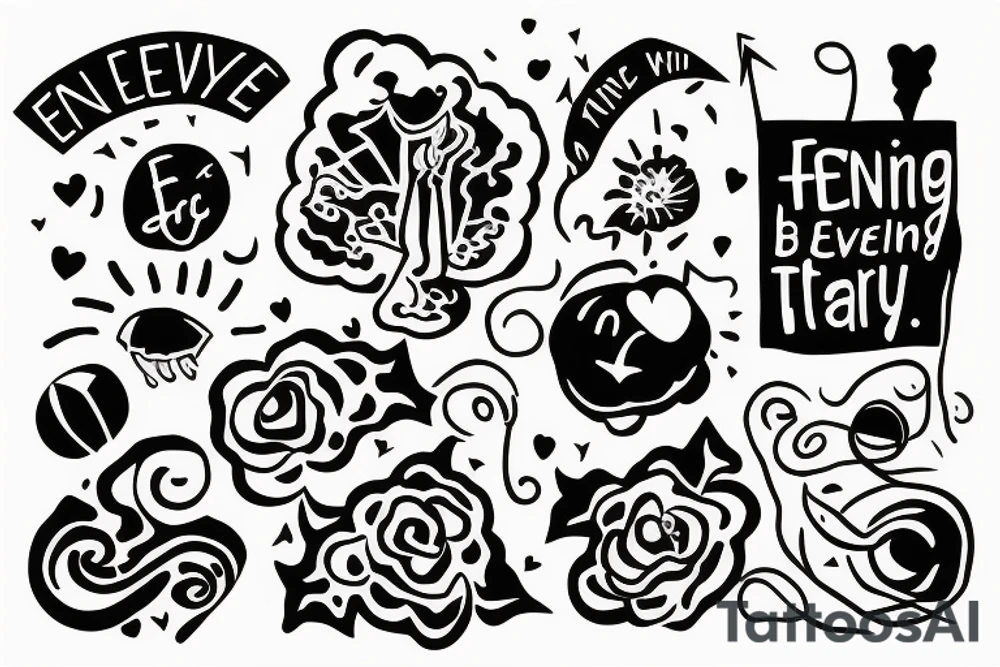 Enjoy being naive. Enjoy the nerves, the pressure. 
We'll be alright. tattoo idea