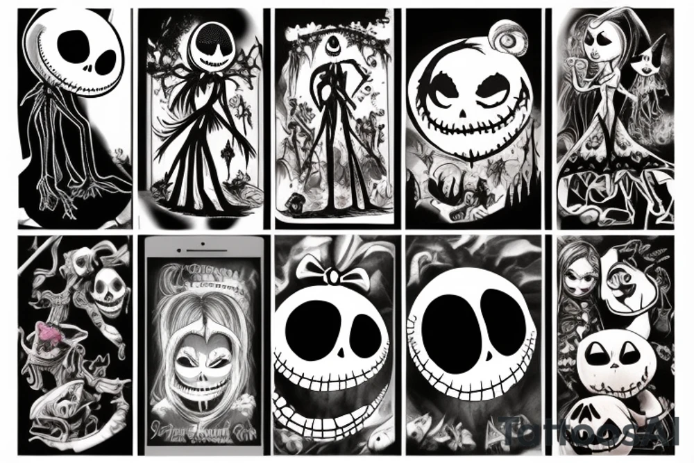 Nightmare before Christmas tattoo idea