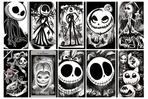 Nightmare before Christmas tattoo idea