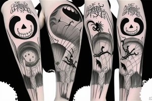 Nightmare before Christmas tattoo idea