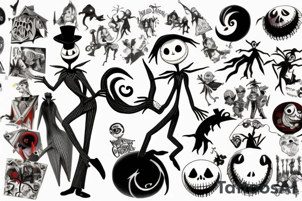 Nightmare before Christmas tattoo idea