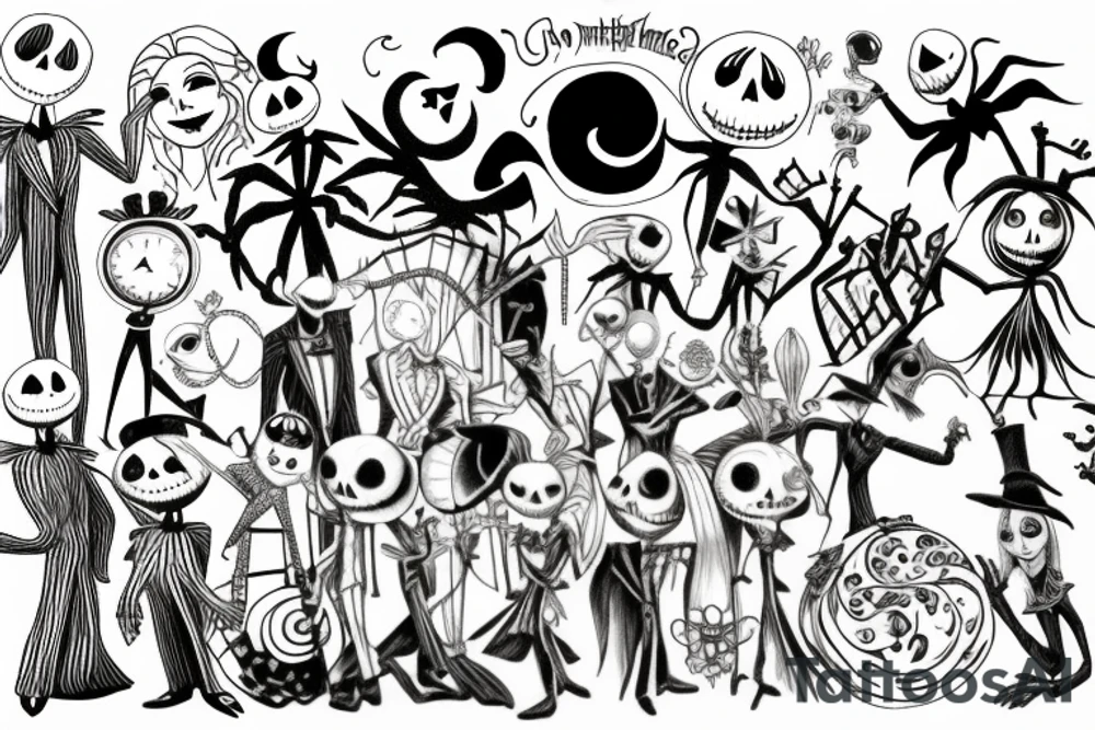 Nightmare before Christmas tattoo idea