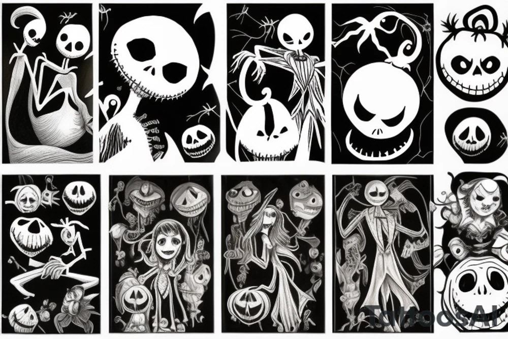 Nightmare before Christmas tattoo idea