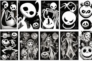 Nightmare before Christmas tattoo idea