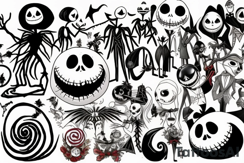 Nightmare before Christmas tattoo idea