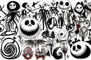Nightmare before Christmas tattoo idea