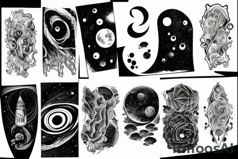 a tear in space time tattoo idea