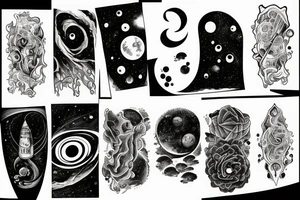 a tear in space time tattoo idea