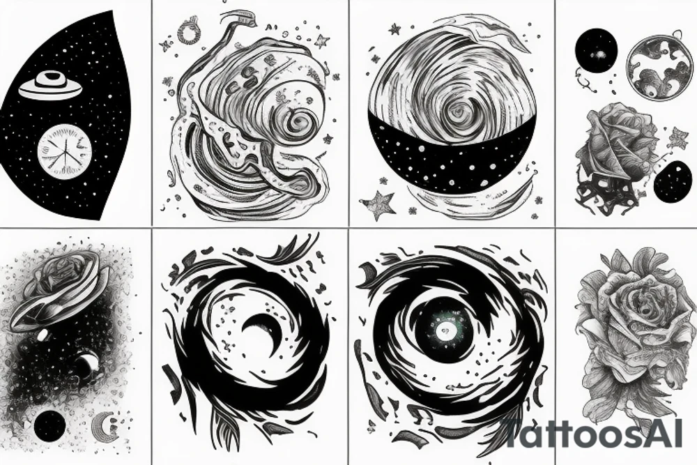 a tear in space time tattoo idea