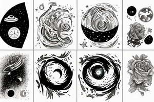 a tear in space time tattoo idea