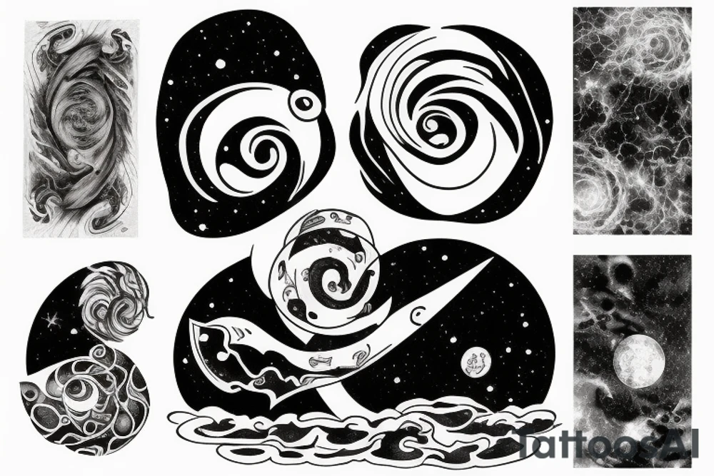 a tear in space time tattoo idea