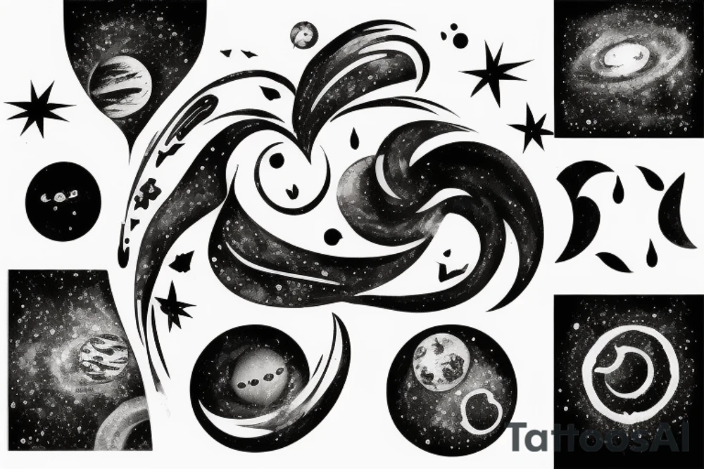 a tear in space time tattoo idea