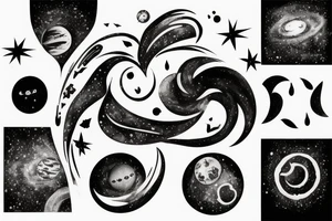 a tear in space time tattoo idea