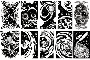 a tear in space time tattoo idea