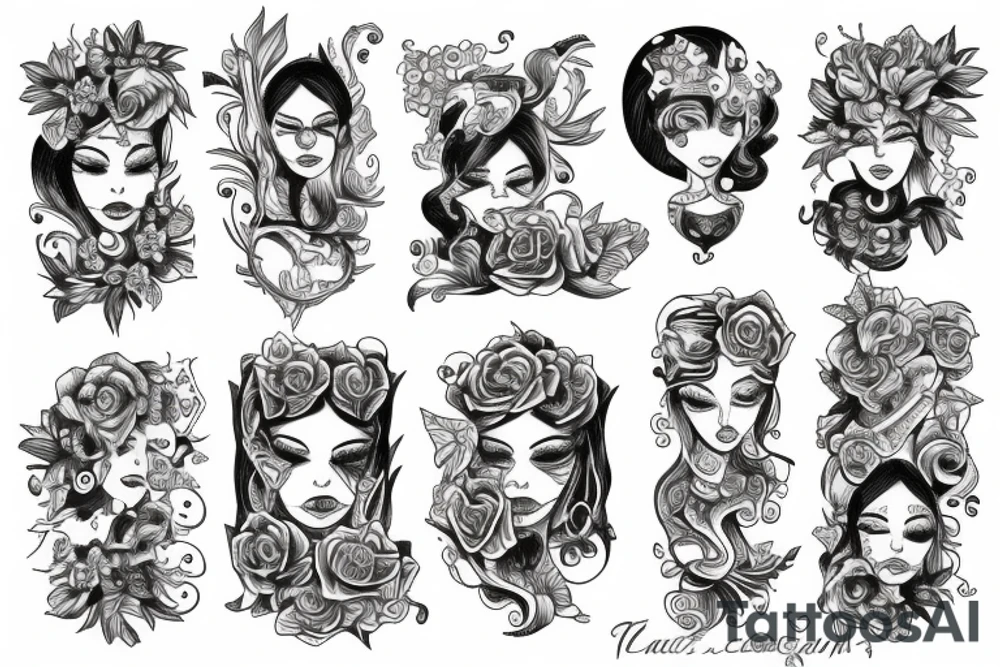Gemini tattoo idea