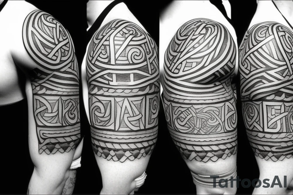 Ragnarok imagery nordic rune inspired tattoo idea