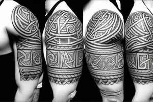 Ragnarok imagery nordic rune inspired tattoo idea