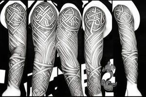 Ragnarok imagery nordic rune inspired tattoo idea