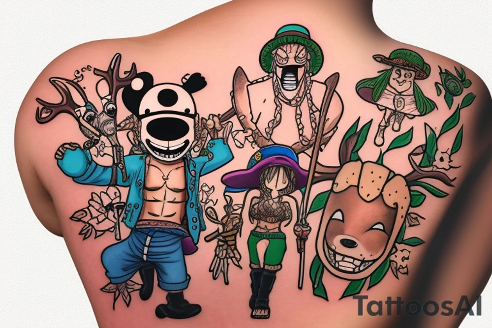 Chopper One piece as deer tattoo idea