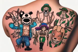 Chopper One piece as deer tattoo idea