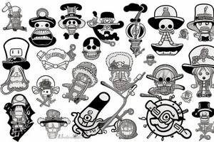 Chopper One piece tattoo idea