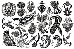 sagittarius, libra tattoo idea