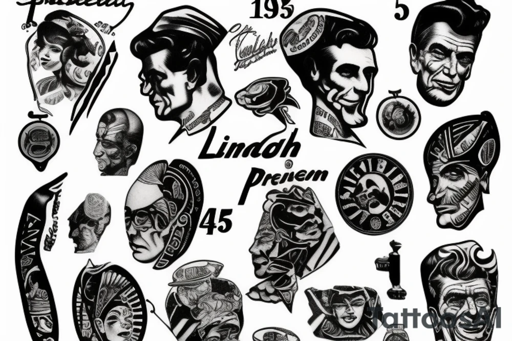 1956 Lincoln premiere tattoo idea