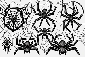 spider tattoo idea